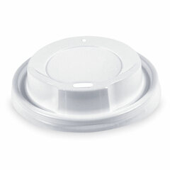 Domdeckel weiß für Espresso und Ristretto Kaffeebecher mit 62mm Ø 