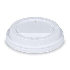 1000x Domdeckel weiß für Pappbecher WX-762.. WX-766.. WX-768.. mit 90 mm Ø