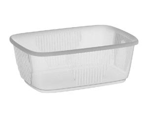 Rechteckbecher klar 200 ml (PP) 