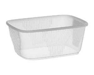 Rechteckbecher klar 300 ml (PP) 