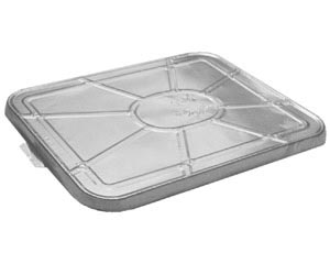 100x Deckel für Alu-Menüschalen Aluschalen mit 227 x 177 mm Größe