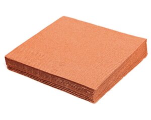 250x Servietten 24 x 24 cm 1/4 -Falz 2-lagig apricot