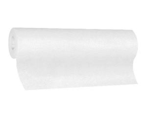 1 Rolle Tischläufer Airlaid 24m x 40cm - alle 120cm perforiert stoffähnlich weiß