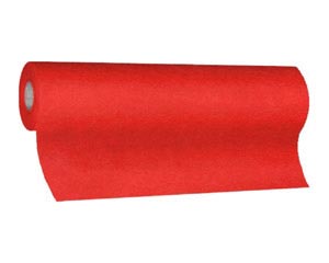 1 Rolle Tischläufer Airlaid 24m x 40cm - alle 120cm perforiert stoffähnlich rot