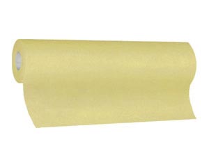 1 Rolle Tischläufer Airlaid 24m x 40cm - alle 120cm perforiert stoffähnlich champagner