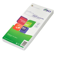 ÖKI Kuvert C6/5 114x229mm weiß 80 gr. Haftstreifen 