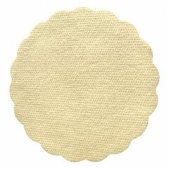 80x Tassenuntersetzer Glasuntersetzer Airlaid Ø 9cm champagner 