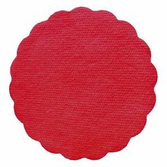 10000x Tassenuntersetzer Glasuntersetzer Airlaid Ø 9cm rot