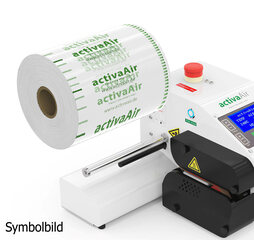 Preview: Luftkissenfolie für ActivaAir Polster 200x100 mm Länge 700 m 7000 Luftkissen