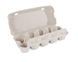 154x Eierverpackungen für 10 Eier uni weiß . für S M L