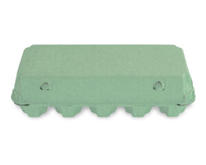 154x Eierverpackungen für 10 Eier dunkelgrün . für S M L