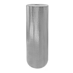 Preview: 1 Rolle ALU-TOP Luftpolsterfolie 120cm x 25m PET mit ALU metallisiert 4-lagig 230my