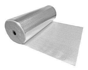1 Rolle ALU-TOP Luftpolsterfolie 120cm x 50m PET mit ALU metallisiert 4-lagig 230my