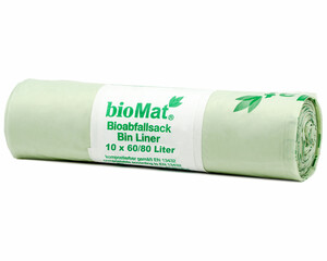 BIOMAT kompostierbare Bioabfallbeutel 80L 81x110cm 
