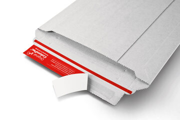 Preview: ColomPac Versandkarton Kurierpaket 145 x 225 x 34mm Selbstklebeverschluss & Aufreißfaden weiß