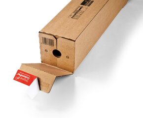 Preview: ColomPac Flexible Teleskopverpackung 611 x 118 x 118mm teleskopierbar 107-164cm mit Selbstklebeverschluss braun