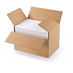 ColomPac Blitzbodenkarton 311 x 222 x 125-215mm mit Höhenrillung braun