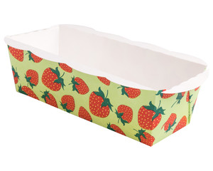 6x XL-Backform Erdbeere backfest fettdicht 170x53x55 mm