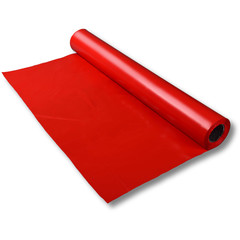 1x LDPE-Folie Dekofolie Tischdecke rot opak 2300mm x 50m 100my