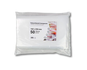 Siegelrandbeutel Vakuumbeutel PA/PE 160 x 250 mm goffriert transparent 90 my 