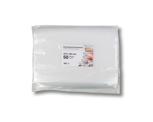 50x Siegelrandbeutel Vakuumbeutel PA/PE 250 x 350 mm goffriert transparent 90 my