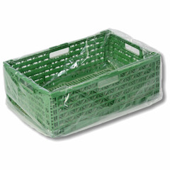 20000x HDPE-Seitenfaltensäcke transparent unbedruckt 430 + 320 x 550 mm 10my 2000Stk.