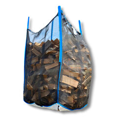 10x Big Bag 100x100x120cm für Brennholz mit Sternenboden