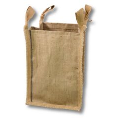 1x Jute Big Bag 35 x 35 x 50 cm Jute natur 61 Liter SWL 500 kg