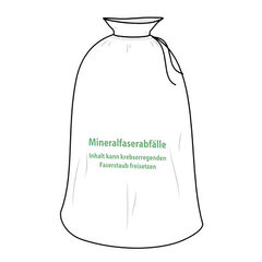 Preview: 100x KMF Entsorgungssack 140x220cm mit Bindeband