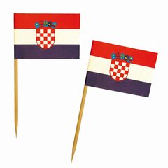10000x Fahnenpicker "Kroatien" 6.8cm