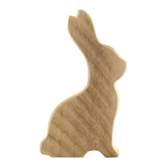 1x Hase aus Holz Osterhase Osterdeko 19 cm