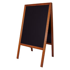 1x Gehweg-Kreidetafel dunkelbraun wasserfest 61x118cm