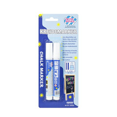 12x Kreidemarker weiß Schreibbreite 2-3mm