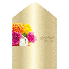 Preview: Geschenkgutschein "Rosen" 19x28.5cm 
