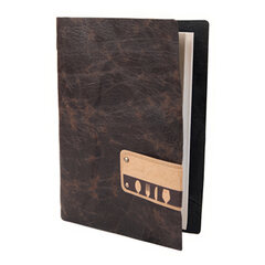 18x Speisekarte "ECO VINTAGE" braun A5