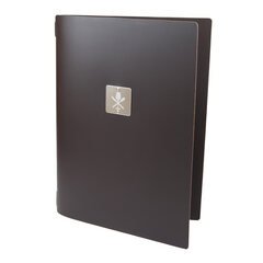 18x Speisekarte "FASHION" braun A4