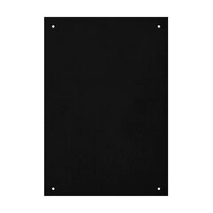 Preview: Wand-Kreidetafel ohne Rahmen schwarz 55x80cm 