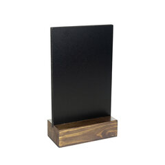 10x Tisch-Kreidetafel dunkelbraun A6