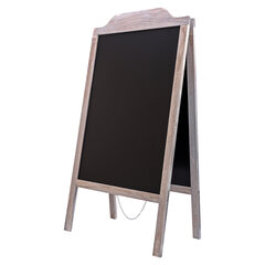 1x Gehweg-Kreidetafel white-wash wasserfest 61x118cm