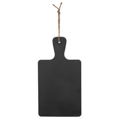 1x Wand-Kreidetafel "Naturstein" aus Schiefer schwarz zum Aufhängen 15 x 28cm