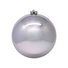 Weihnachtskugeln Christbaumkugeln XL aus Kunststoff silber Ø20cm 