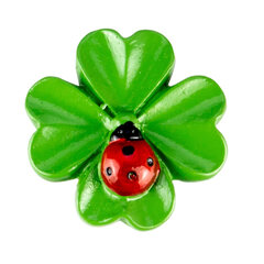 12x Glücksbringer "Kleeblatt" ca. 3cm