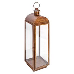 4x Laterne "Antike" aus Metall/Glas gold 55cm