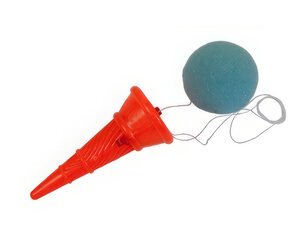 24x Springballspiel "Eistüte" ca. 9cm