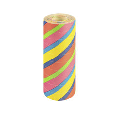 1 Rolle Luftschlangen Jumbo Streifen aus Papie schwer entflammbar 15m