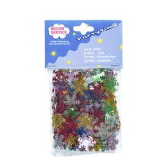 1x Konfetti "Schneeflocken" 18mm 15g