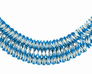 Girlande "Oktoberfest" aus Papier Ø15cm 8m 