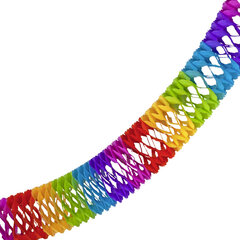 Girlande "Farbenspiel" aus Papier schwer entflammbar Ø17cm 7.2m 