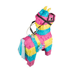 Preview: Pinata Pferd Partyspiel bunt 47 cm 