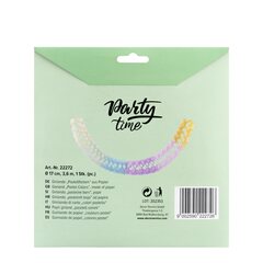 Preview: Girlande "Pastellfarben" aus Papier schwer entflammbar Ø17cm 3.6m 